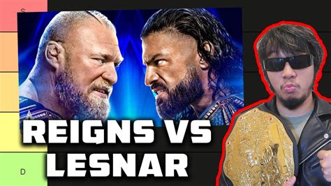roman reigns vs brock lesnar matches ranked|Ranking Every Roman Reigns vs. Brock Lesnar Match Ahead of .
